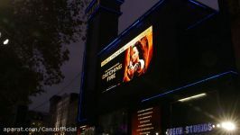 Giant 107 sqm videowall launched at premiere of The Hunger Games Catching Fire