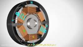 نحوه عملکرد موتور BLDC بدون جاروبک زیرنویس فارسی