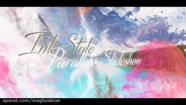 قالب افترافکت Ink Style Parallax Slideshow