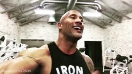 بدنسازی دواین جانسون د راک  The Rock