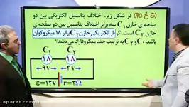 توزیع بار ولتاژ در خازن ها