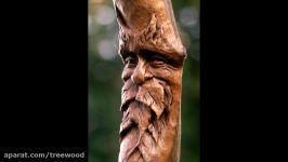 Green man Wood Carvings Wood Spirits