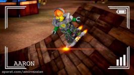 Aaron skate ‘n’ fight  LEGO NEXO KNIGHTS  character videos BE FR