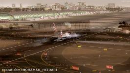 Landing in Dubai  Boeing 747 400  P3D V3