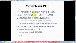 PHP Tutorial for Beginners 5 # PHP Variables and Echo Function