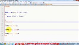 PHP Tutorial for Beginners 21 # Functions with a Return Value