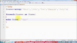 PHP Tutorial for Beginners 15 # PHP Foreach Loop