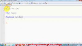 PHP Tutorial for Beginners 23 # Global Variables and Functions