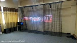 see through screen P42 transparent LED Flexible mesh