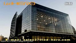 shenzhen ledhero glass led display  glass curtain led video wall