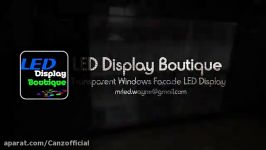 Transparent Windows facade LED Display Video facade video wall LED screen