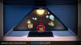 Angry Birds Space Holographic Projection