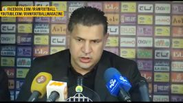 عصبانیت شدید علی دایی فحاشی هواداران استقلال  مرحله یک چهارم نهایی جام حذفی