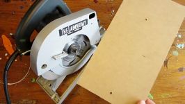 HOW TO Make Flexible MDF With A Circular Saw And A Homemade Jig for MDF Kerfing #Woodworking