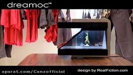 Holographic display. Dreamoc designed by RealFiction.com