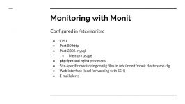 Monitoring Linux Systems and Services with Monit Hands On Linux Course Preview