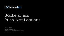 Backendless Push Notifications