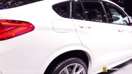 2017 BMW X4 M40i  Exterior and Interior Walkaround  Debut at 2016 Detroit Auto Show