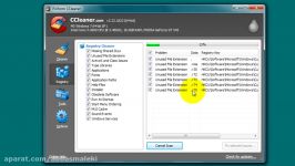 آموزش ویدیویی توانا راهنمای نصب نرم افزار CCleaner