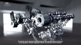 انجین جدید Infiniti VR Engine 3.0 liter V6 twin turbo