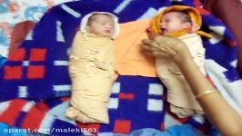 Twin babies  Laughing Talking Crying Sleeping