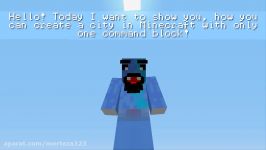 Minecraft  City Generator  Only One Command  No Mods Vanilla