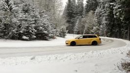 Audi RS4 Snow Drift