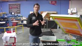 How to Screen Print  4 Color Process  Detailed instruction  Screen Printing 101 DVD pt 33