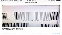 B4i Barcode example