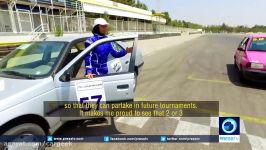 زنان سرعت،گزارش PressTV زنان در مسابقات خودرو ایران