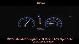 2012 Mazda3 Skyactiv 0 60 MPH