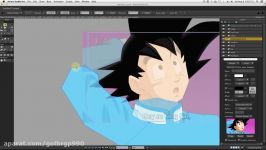 How to Create Anime  Goku Anime Studio Tutorial  Part 1