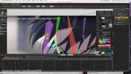 How to Create Anime  Fate Stay Night Anime Studio Timelapse