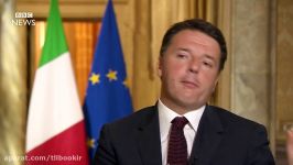 Brexit British people made bad decision on EU Matteo Renzi  BBC News