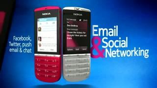 Nokia Asha 300 Fast and affordable touch 3G mobile phone