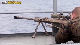 تمرین تفنگداران ارتش آمریکا تک تیرانداز Barrett M107