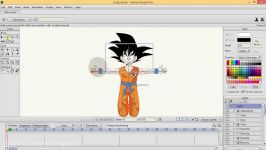 Tutorial Anime Studio pro 10  Cómo hacer a Gokú Crear el Esqueleto base