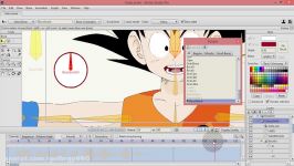 Tutorial Anime Studio pro 10  Cómo hacer a Gokú Capa Switch para la Boca 22