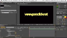 ۲۹ تغییر متن به صورت اشک در Adobe After Effect