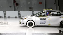 2017 Toyota Corolla small overlap IIHS crash test