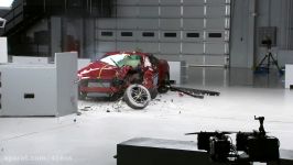 2016 Ford Mustang small overlap IIHS crash test