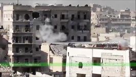 حمله جنگنده بمب افکن های سوری روسی به شرق حلب