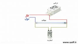 مدار لامپ مهتابی