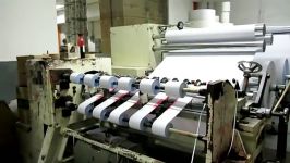 دستگاه جالب رول به رول کاغذهای حرارتی کاغذ کارتن مقوا بسته بندی