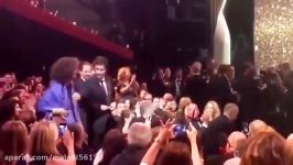 لحظه اعلام نام شهاب حسینی بهترین بازیگر مرد در جشنواره کن best actor Cannes festival 2016