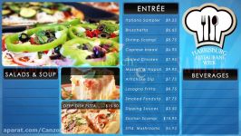 Digital Menu Board System  Food Menu 910  Touch Lantern for Restaurants and Fast Food