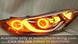 2011 2016 Elantra LED Angel Eye Headlights