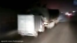 دزدی عجیب باورنکردنی کامیون در بزرگراه