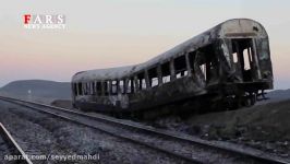 تصاویر دیده نشده ازحادثه برخورد دو قطار در هفت خوان