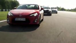 تویوتا vs GT86 پژو vs RCZ فولکس گلف GTi در تاپ گیر 2012